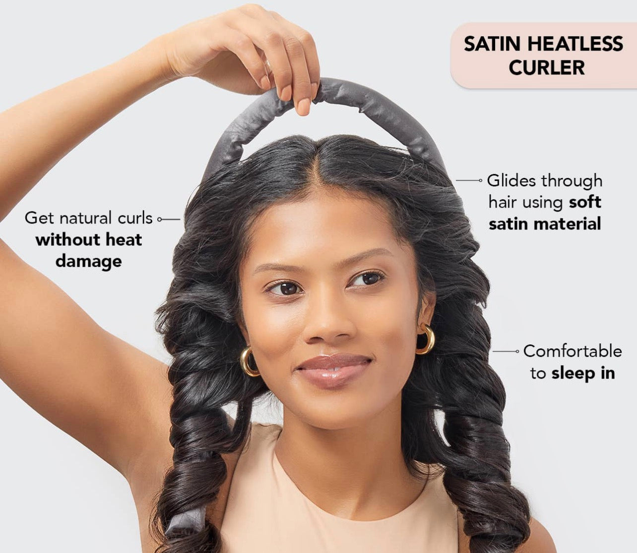Satin Heatless Curlers