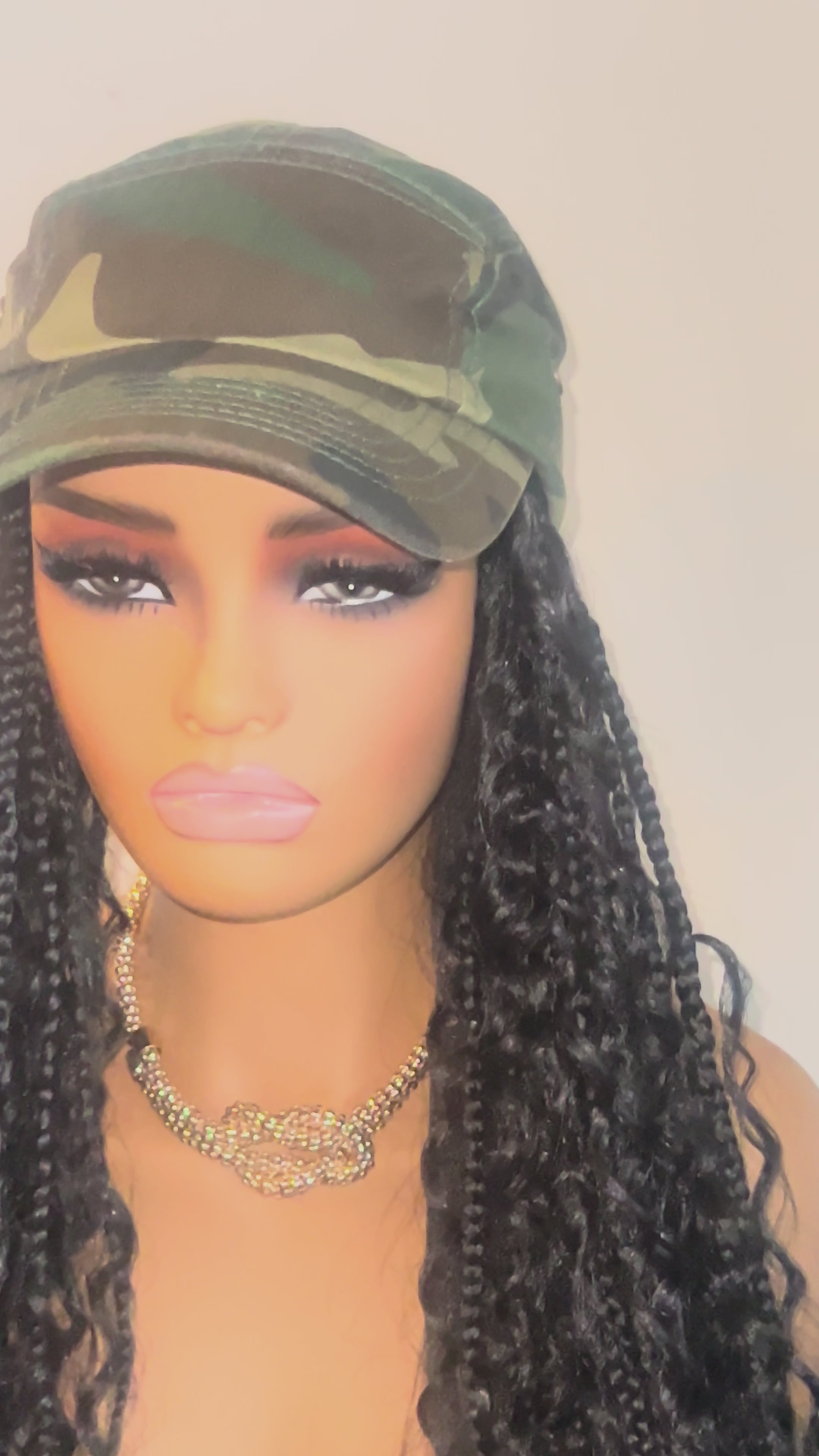 Boho Braided Wig Cap